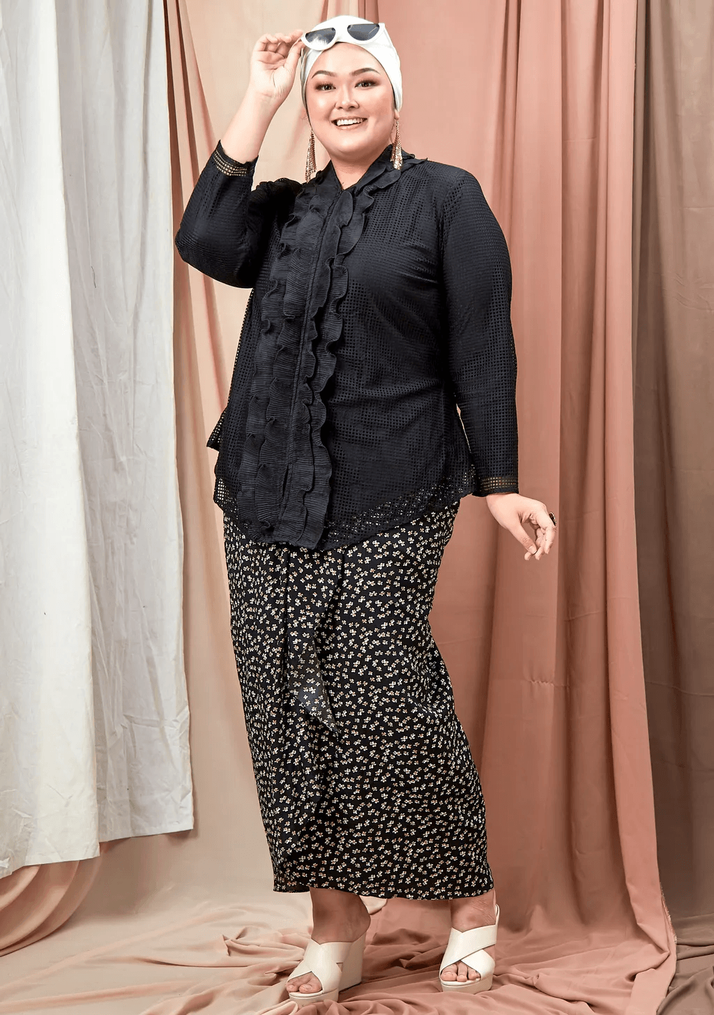Curva Fabulous - Atasan Pop Yeh Yeh Top - CURVA FABULOUS INDONESIA - kebaya, kurung, shirt, tops - Shirts & Tops