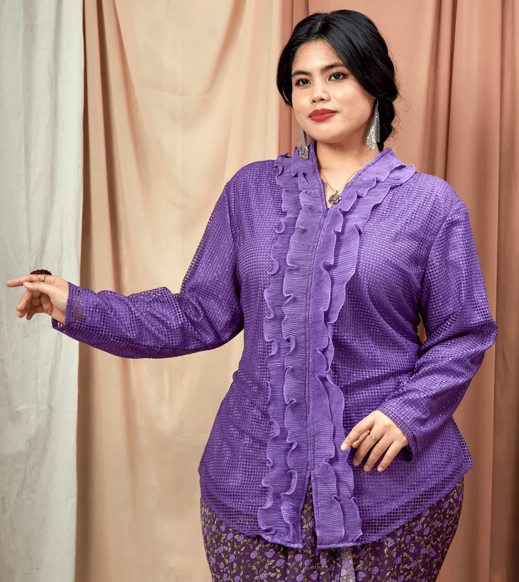 Curva Fabulous - Atasan Pop Yeh Yeh Top - CURVA FABULOUS INDONESIA - kebaya, kurung, shirt, tops - Shirts & Tops
