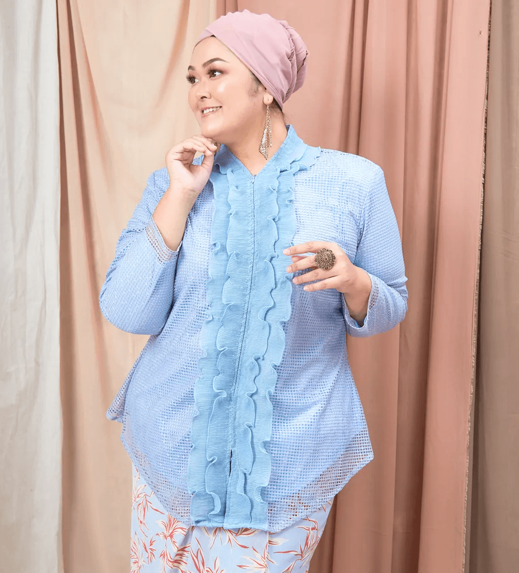 Curva Fabulous - Atasan Pop Yeh Yeh Top - CURVA FABULOUS INDONESIA - kebaya, kurung, shirt, tops - Shirts & Tops