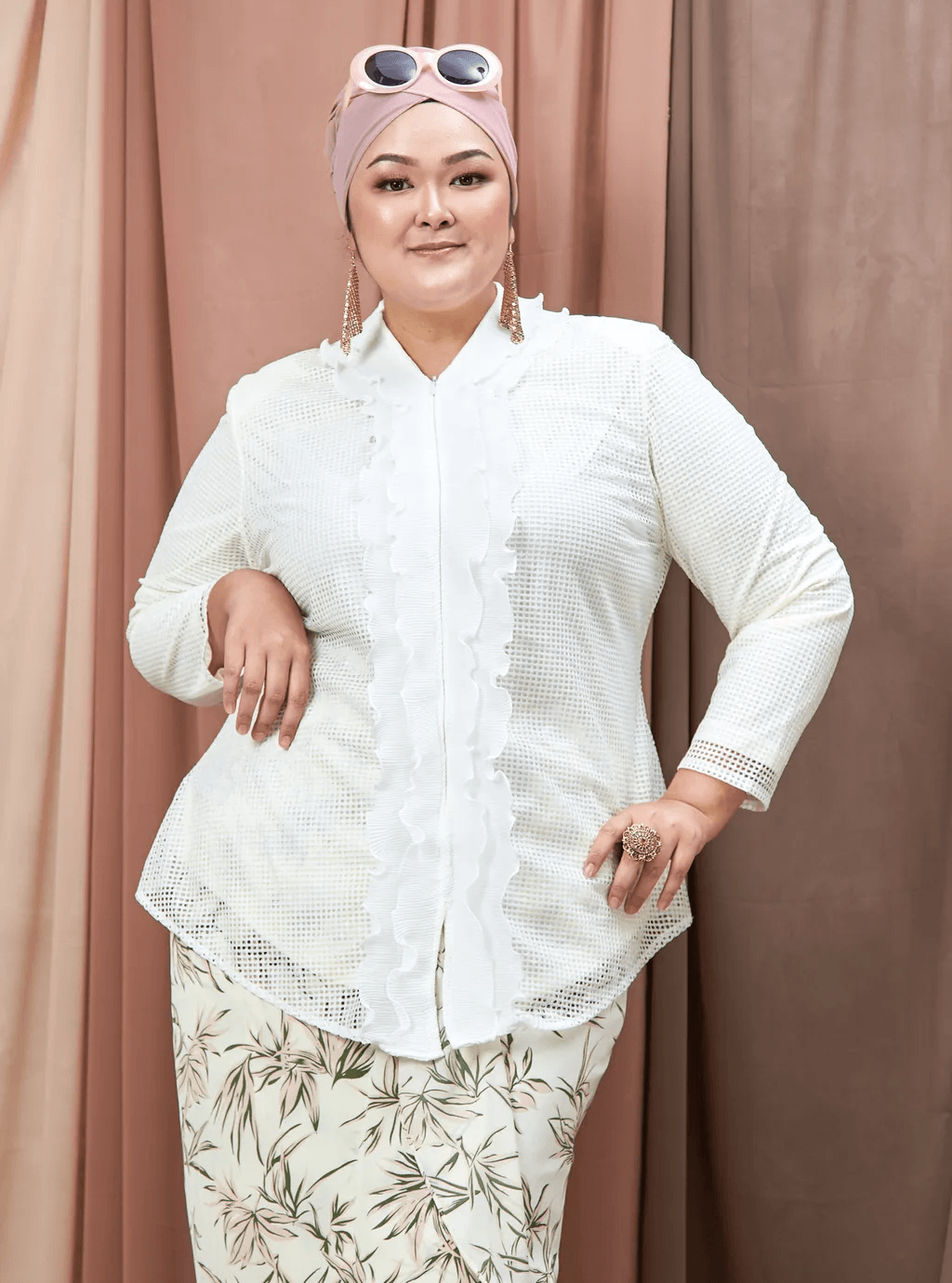Curva Fabulous - Atasan Pop Yeh Yeh Top - CURVA FABULOUS INDONESIA - kebaya, kurung, shirt, tops - Shirts & Tops