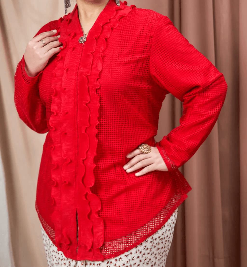Curva Fabulous - Atasan Pop Yeh Yeh Top - CURVA FABULOUS INDONESIA - kebaya, kurung, shirt, tops - Shirts & Tops