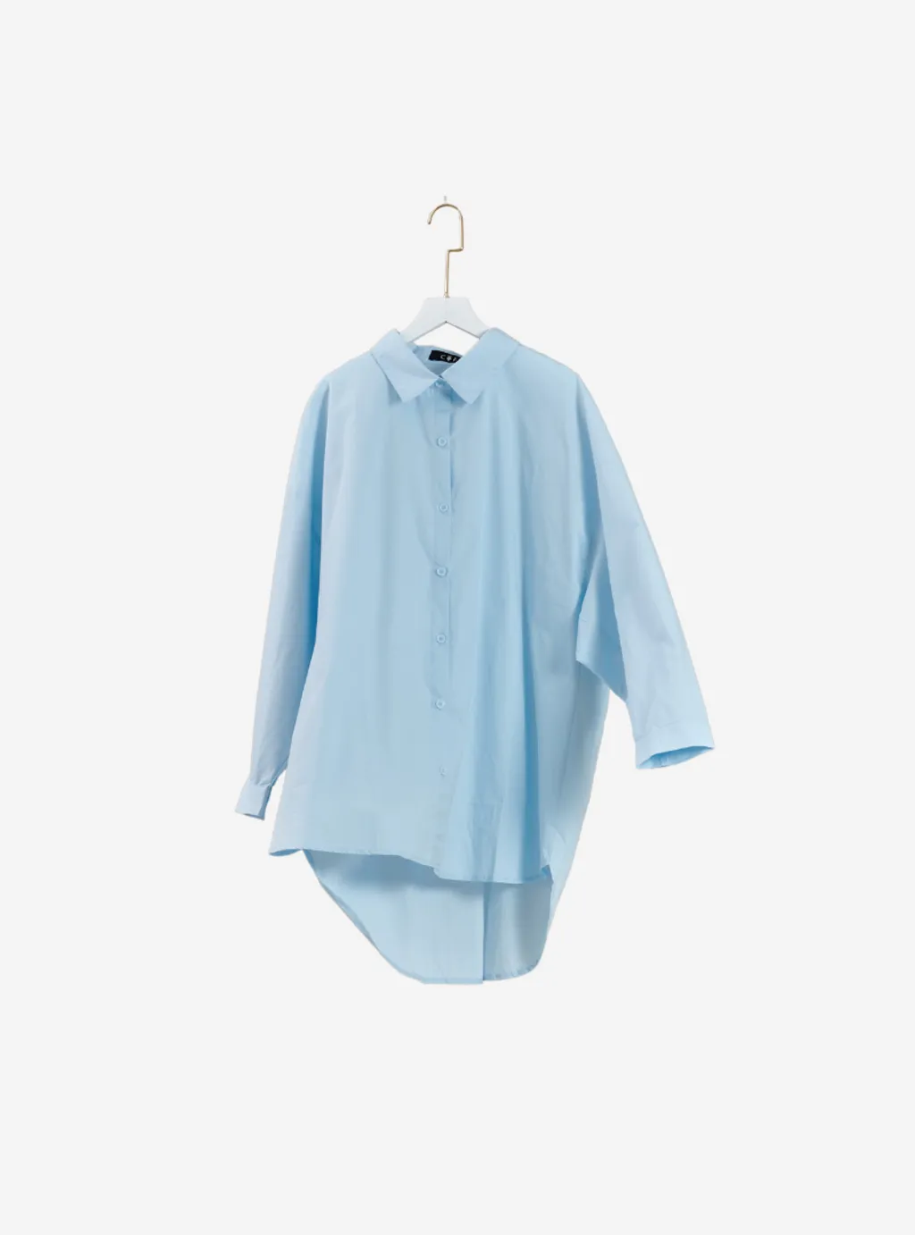 Curva Fabulous - Dropped Shoulder Oversized Shirt - The Bloo Series - CURVA FABULOUS INDONESIA - Shirts & Tops