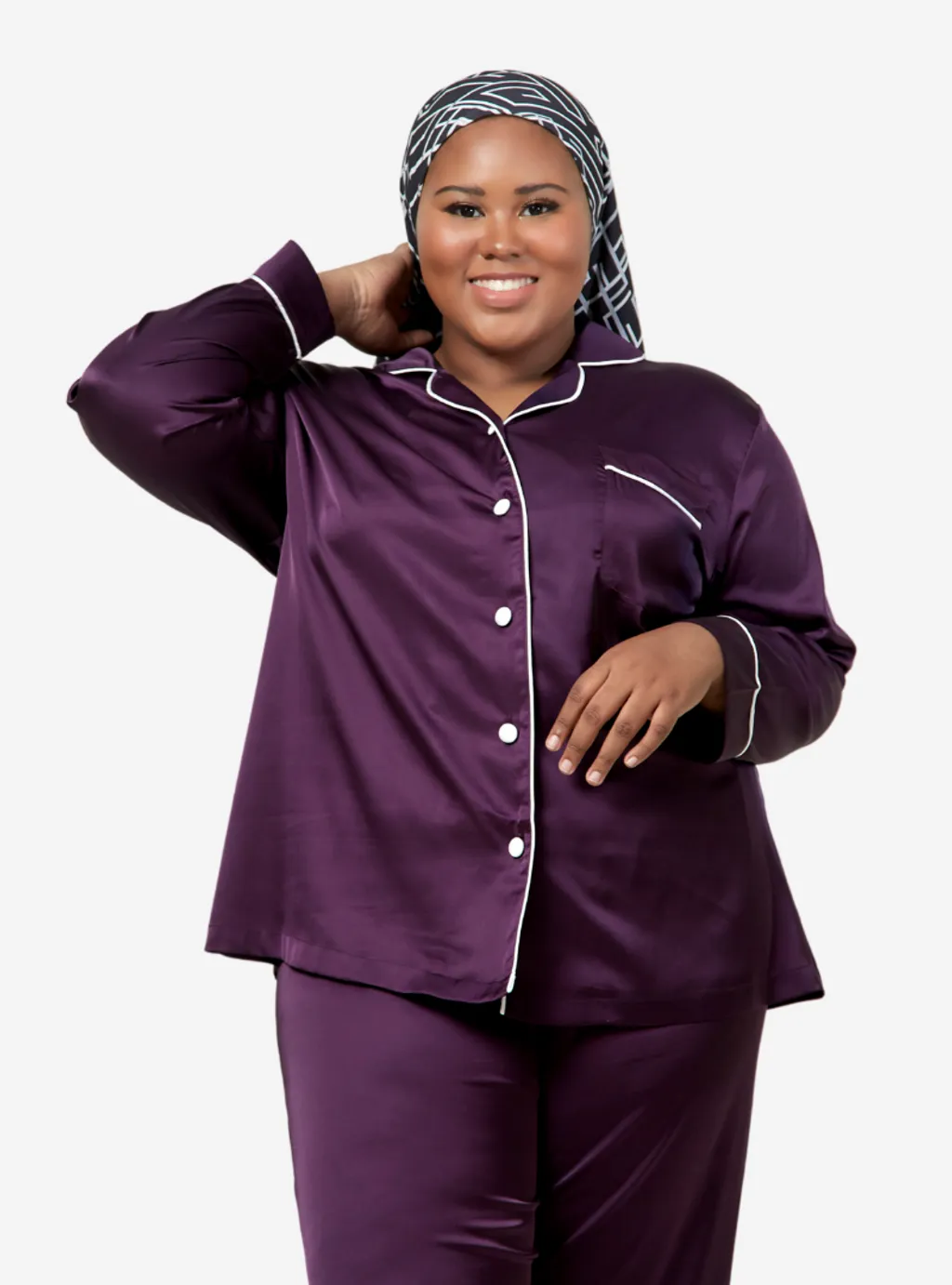 Curva Fabulous - Premium Satin Pyjamas - Dream Catcher Series - CURVA FABULOUS INDONESIA - Pajamas