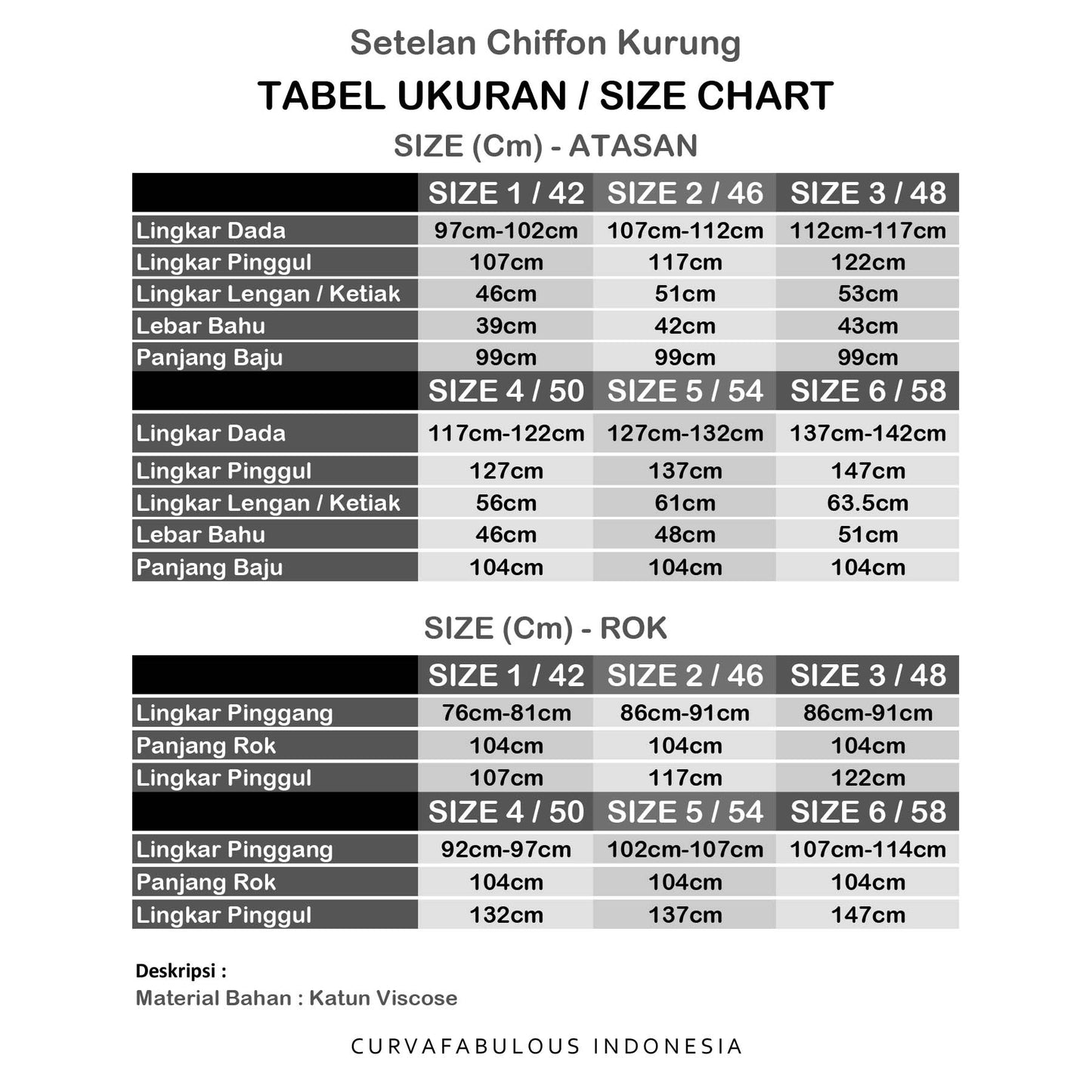 Setelan Chiffon Kurung