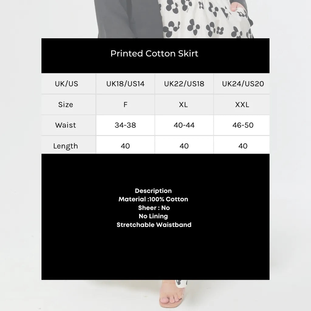 English Cotton Maxi Skirt