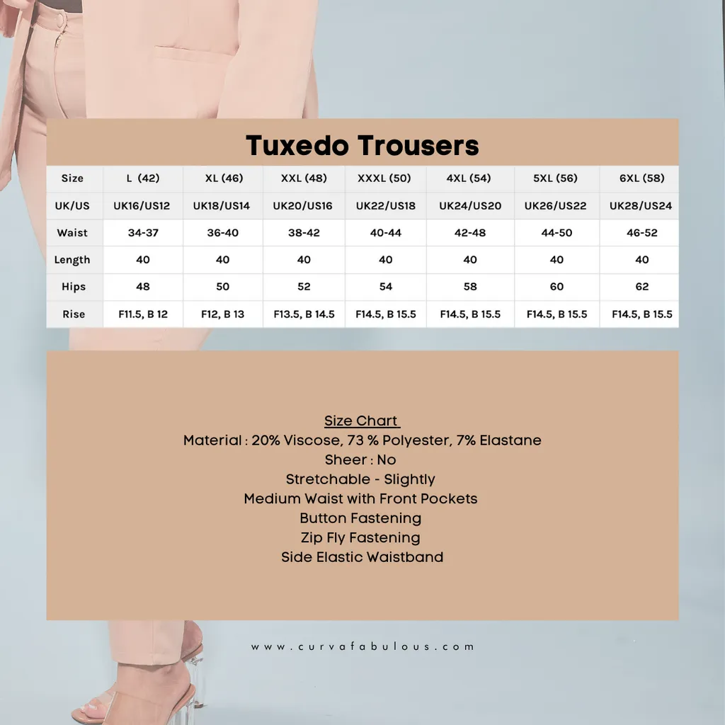 Skinny Tuxedo Pants - Green Palette