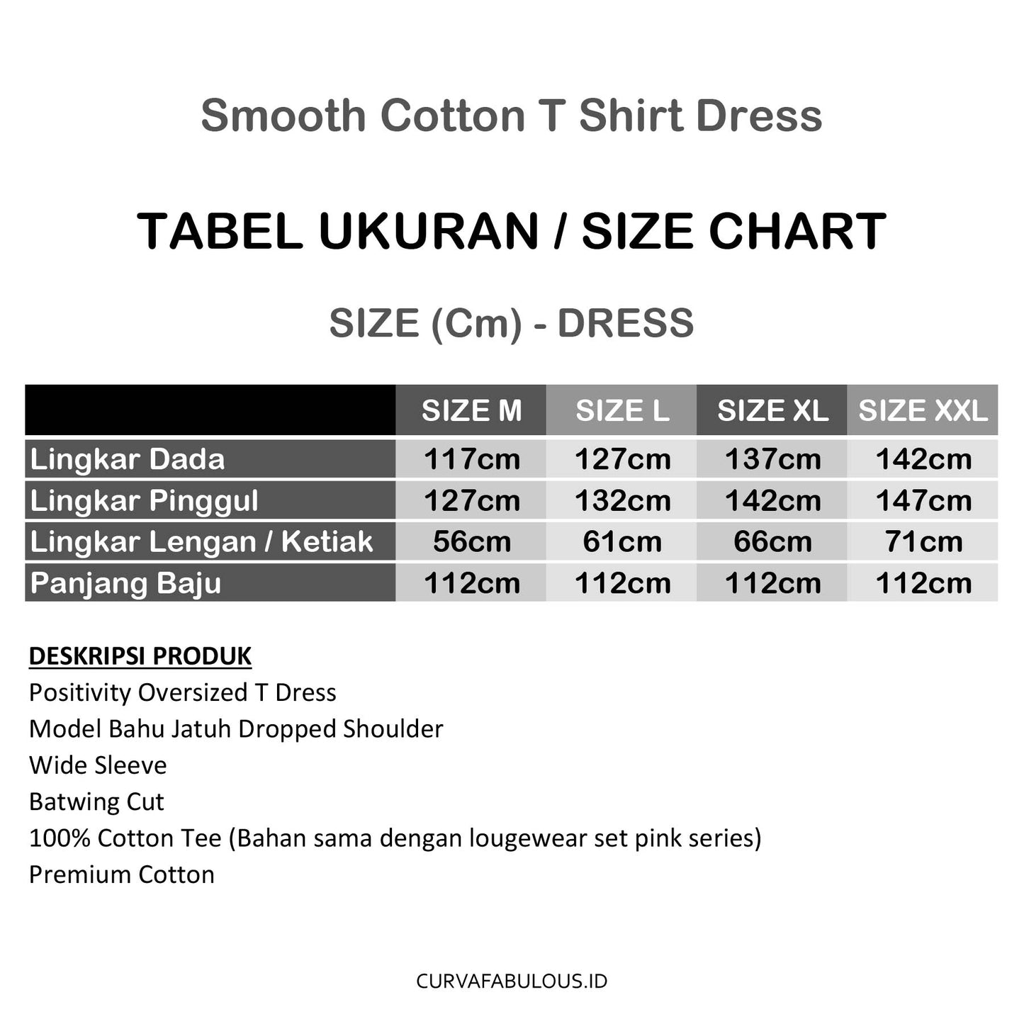 Smooth Cotton T Shirt Dress