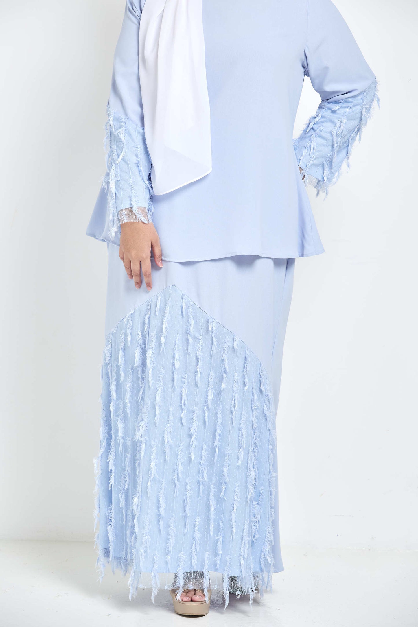 Curva Fabulous - The Minimalist - Lalang Feathers Series - CURVA FABULOUS INDONESIA - Outfit Sets