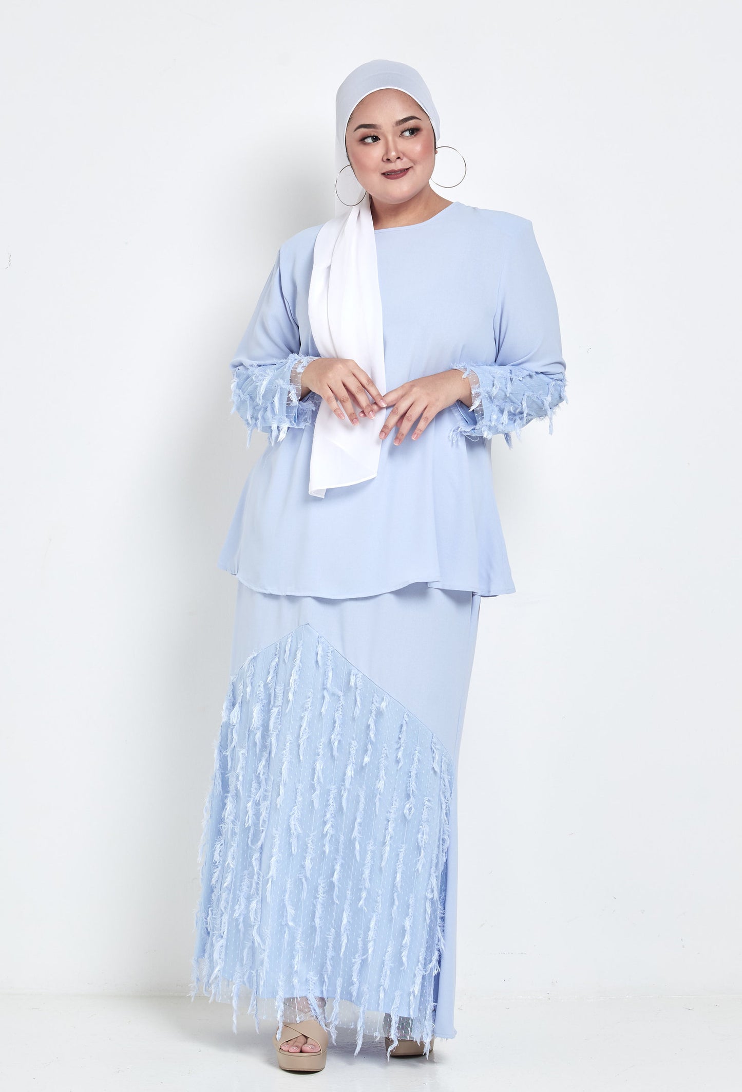 Curva Fabulous - The Minimalist - Lalang Feathers Series - CURVA FABULOUS INDONESIA - Outfit Sets