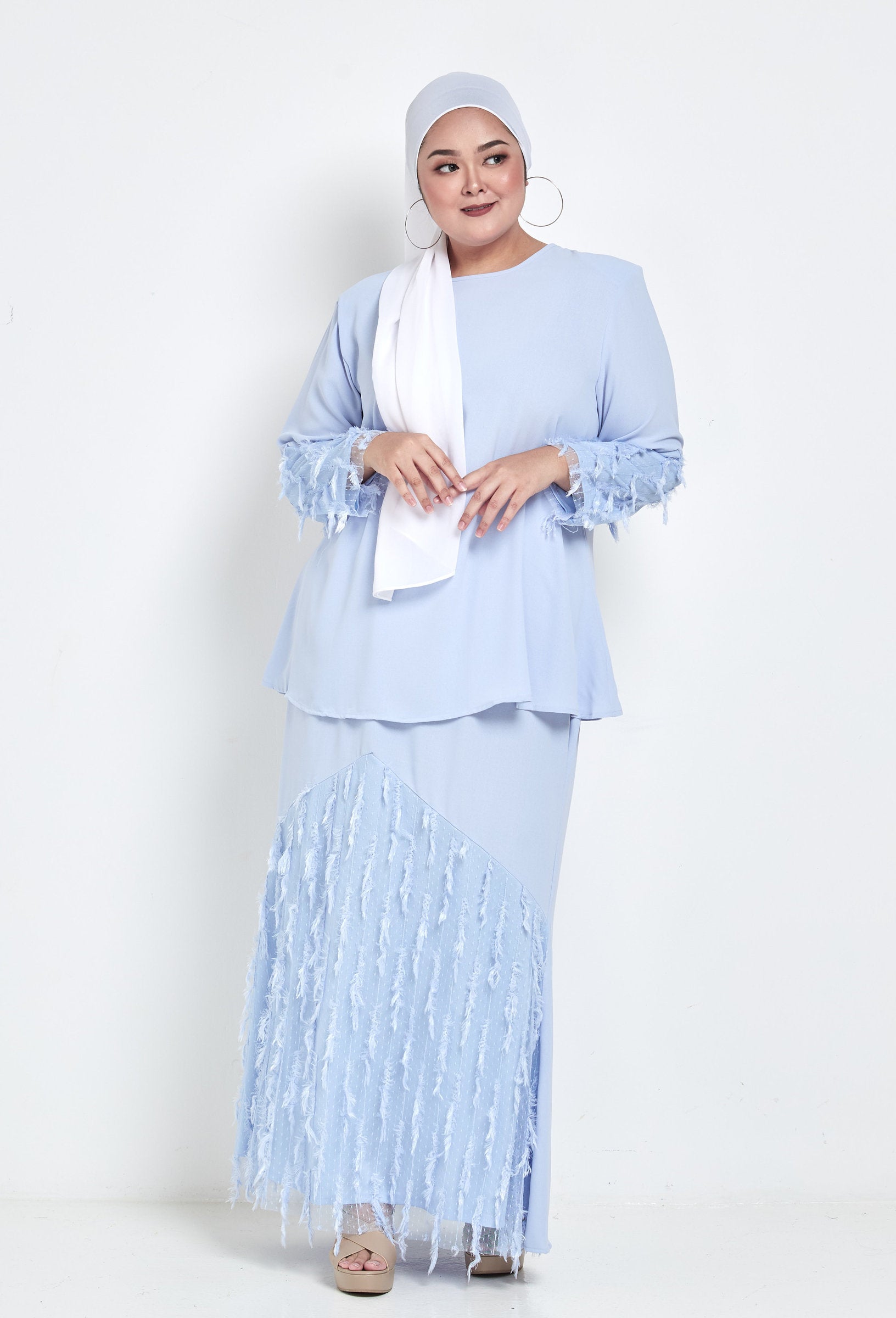 Curva Fabulous - The Minimalist - Lalang Feathers Series - CURVA FABULOUS INDONESIA - Outfit Sets