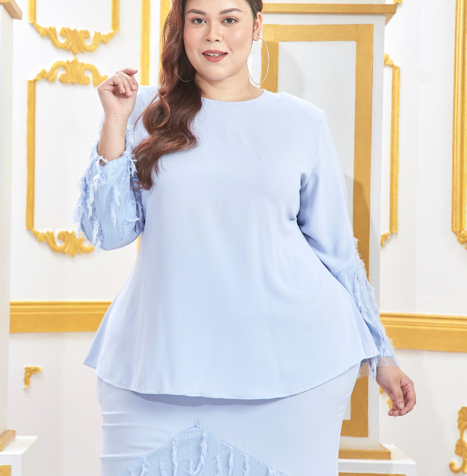 Curva Fabulous - The Minimalist - Lalang Feathers Series - CURVA FABULOUS INDONESIA - Outfit Sets