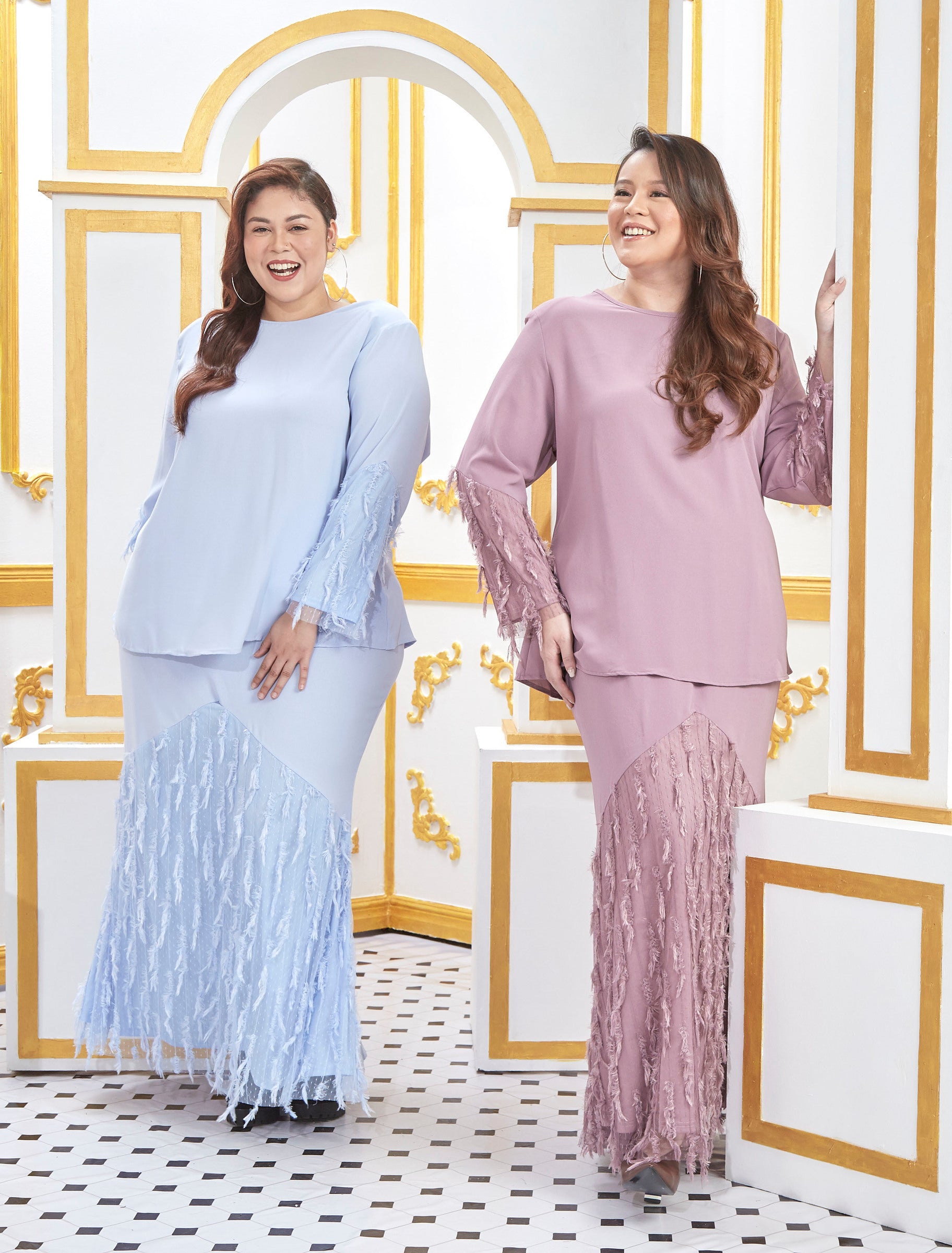 Curva Fabulous - The Minimalist - Lalang Feathers Series - CURVA FABULOUS INDONESIA - Outfit Sets