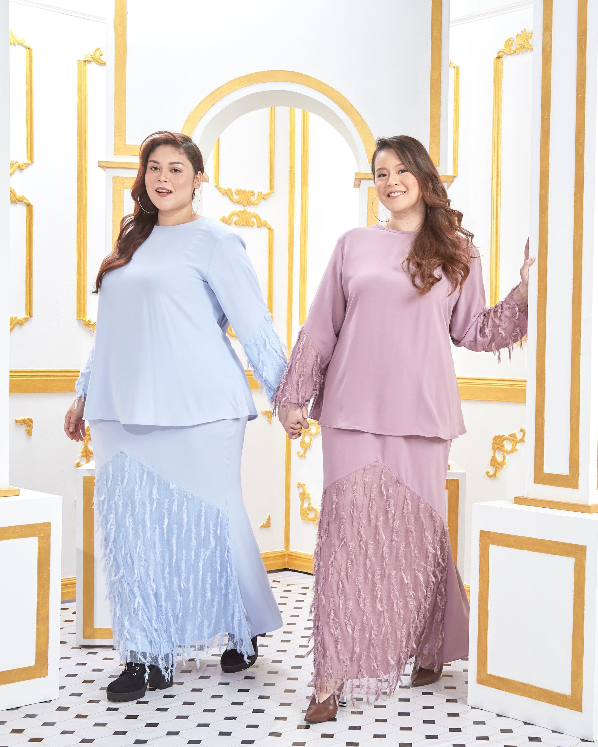 Curva Fabulous - The Minimalist - Lalang Feathers Series - CURVA FABULOUS INDONESIA - Outfit Sets