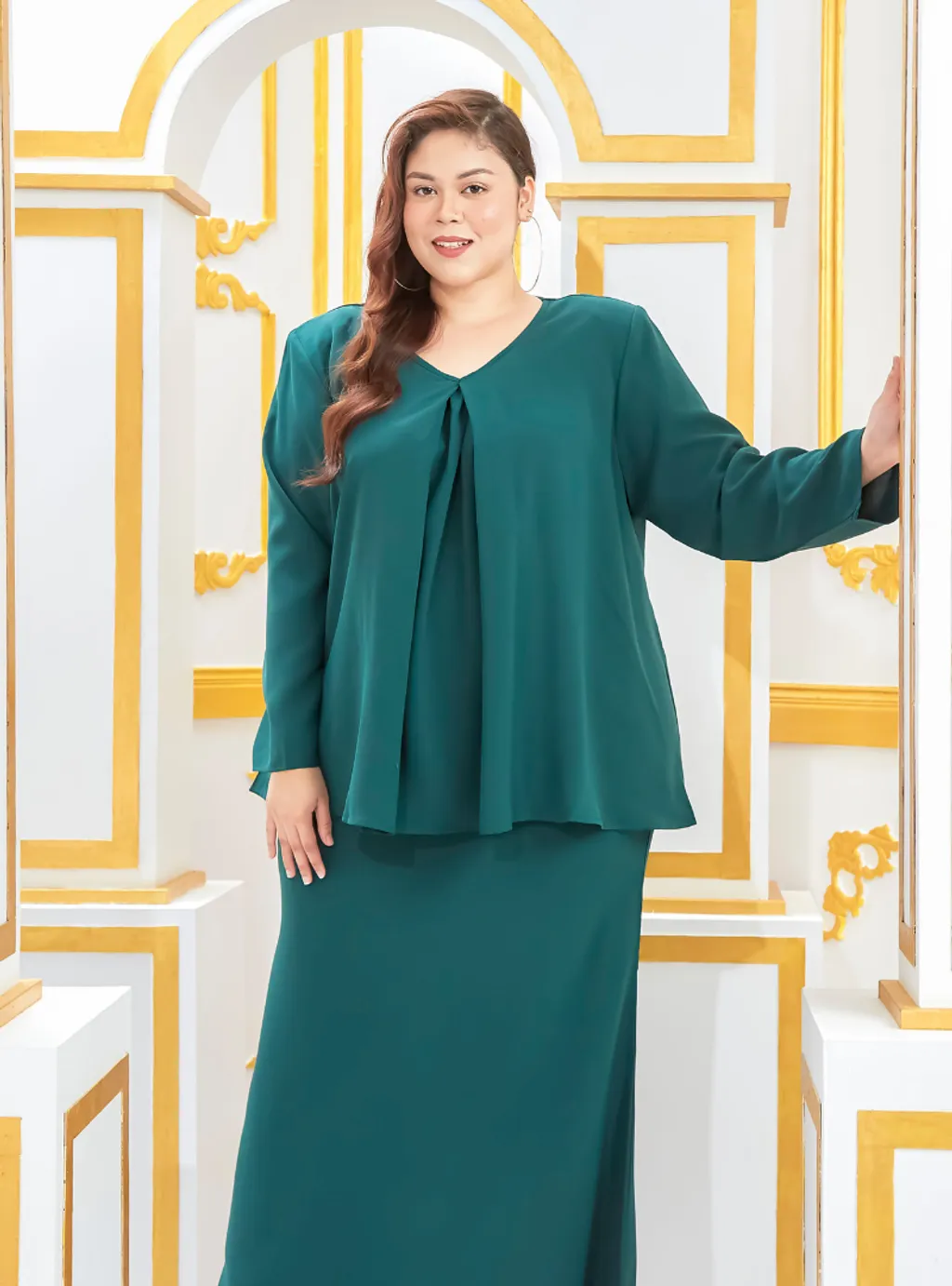 Curva Fabulous - The Minimalist Ms.Seri Kurung - CURVA FABULOUS INDONESIA - Outfit Sets