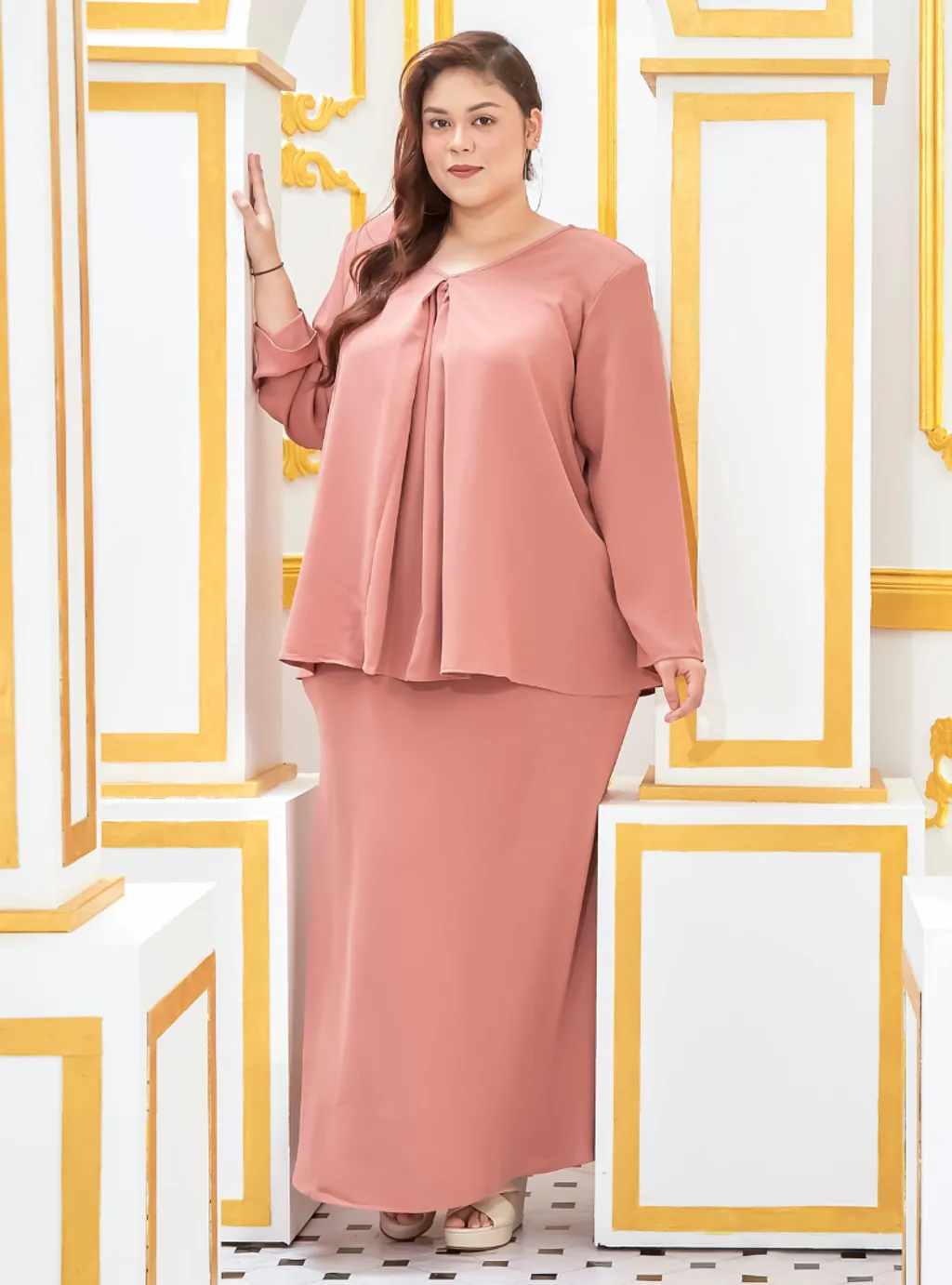 Curva Fabulous - The Minimalist Ms.Seri Kurung - CURVA FABULOUS INDONESIA - Outfit Sets