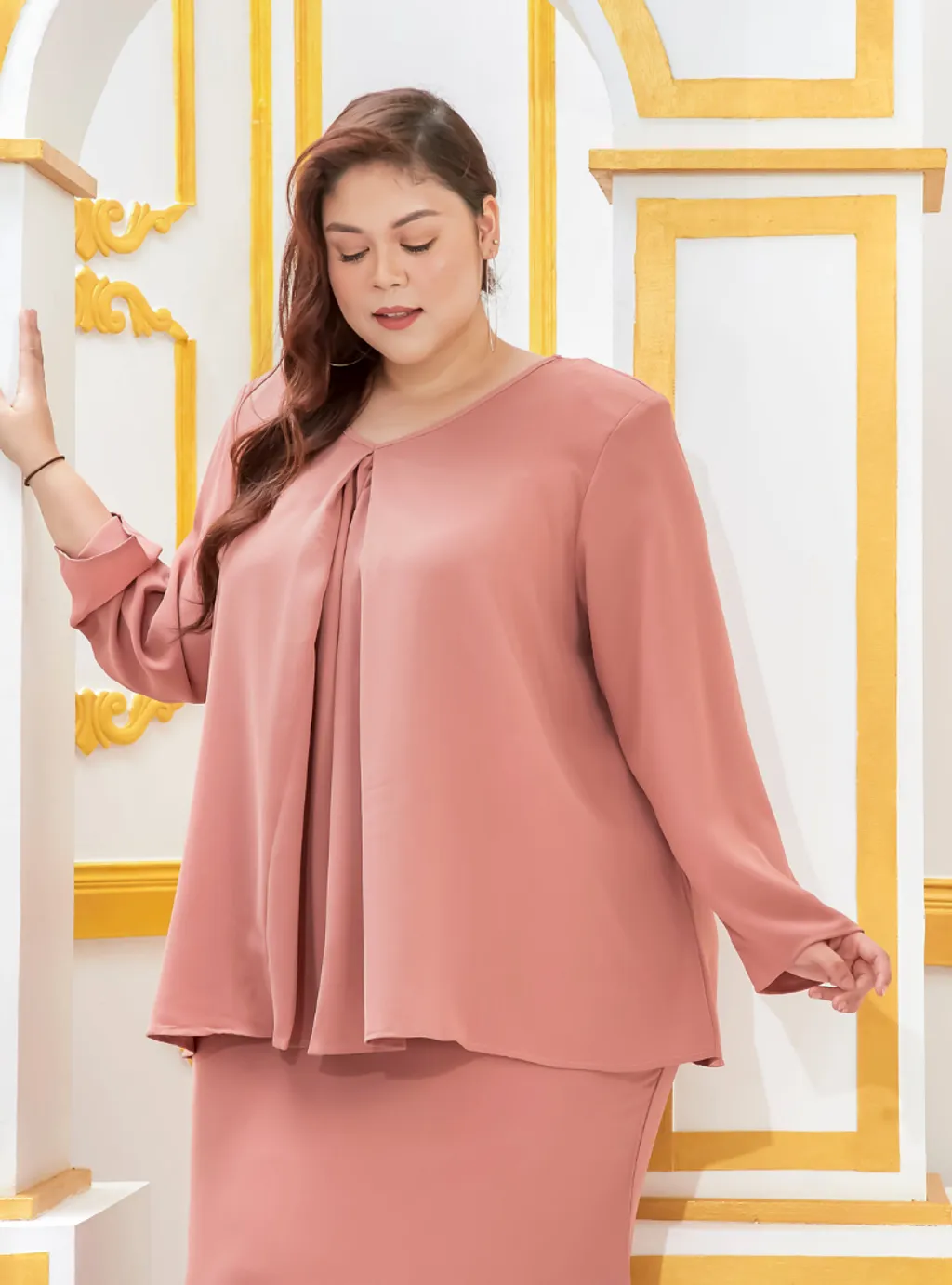 Curva Fabulous - The Minimalist Ms.Seri Kurung - CURVA FABULOUS INDONESIA - Outfit Sets