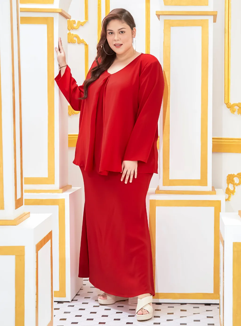 Curva Fabulous - The Minimalist Ms.Seri Kurung - CURVA FABULOUS INDONESIA - Outfit Sets