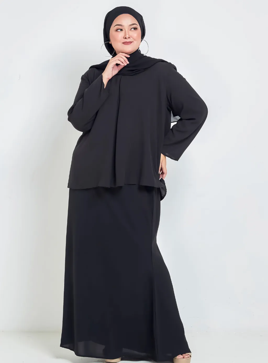Curva Fabulous - The Minimalist Ms.Seri Kurung - CURVA FABULOUS INDONESIA - Outfit Sets