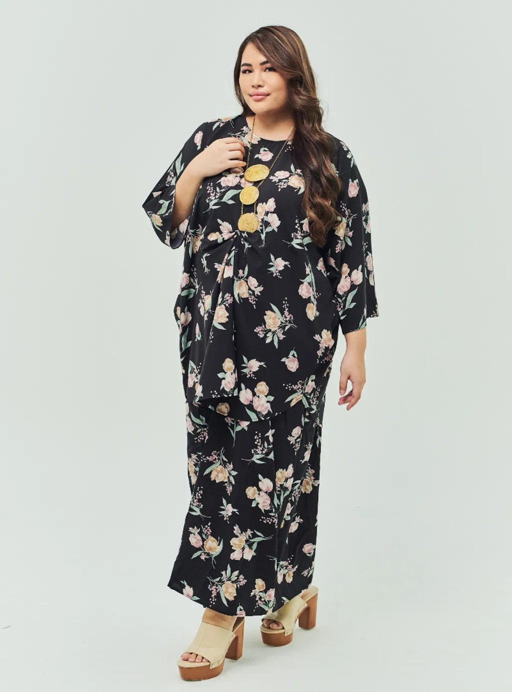 The Vintage Opah Kurung Set