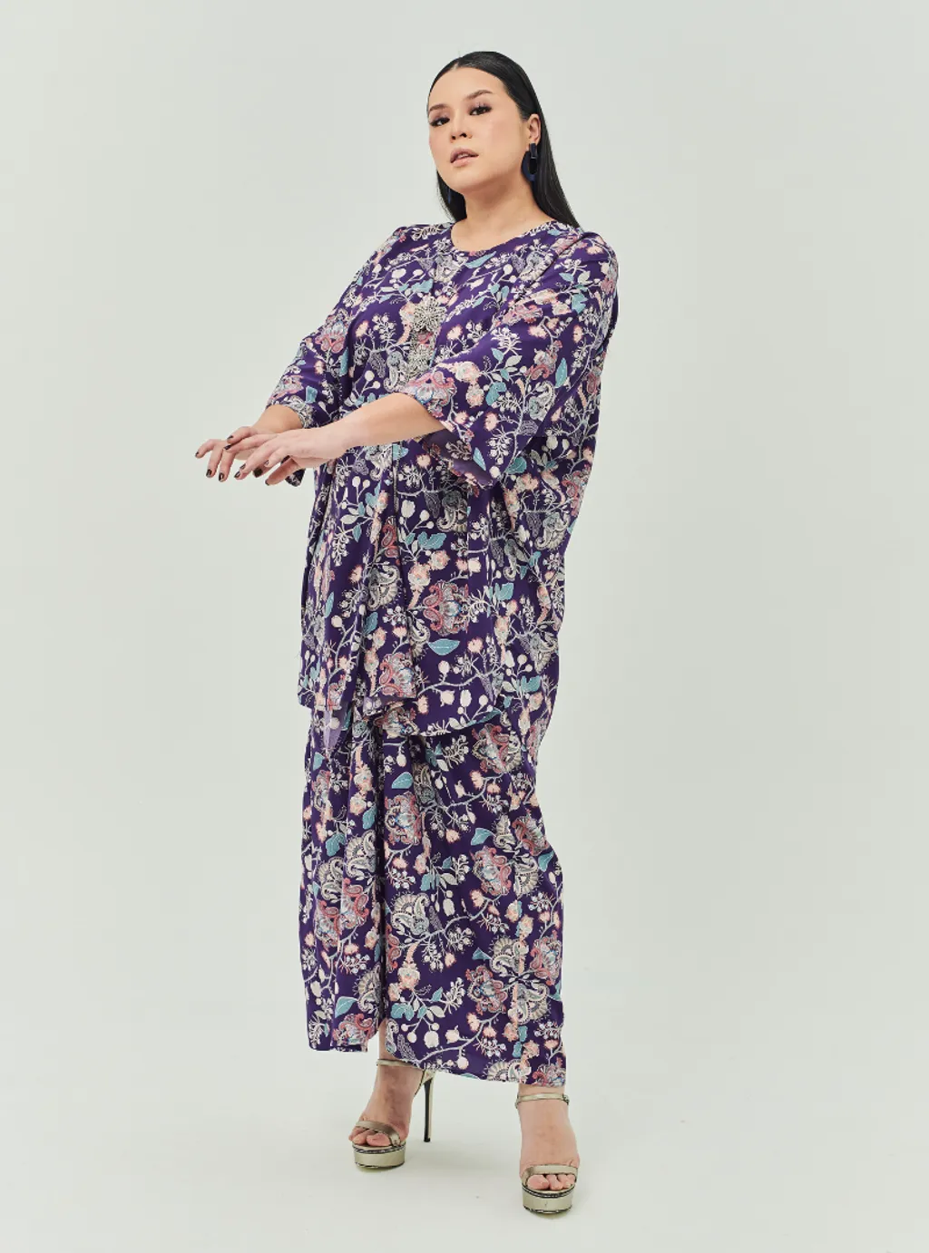 The Vintage Opah Kurung Set