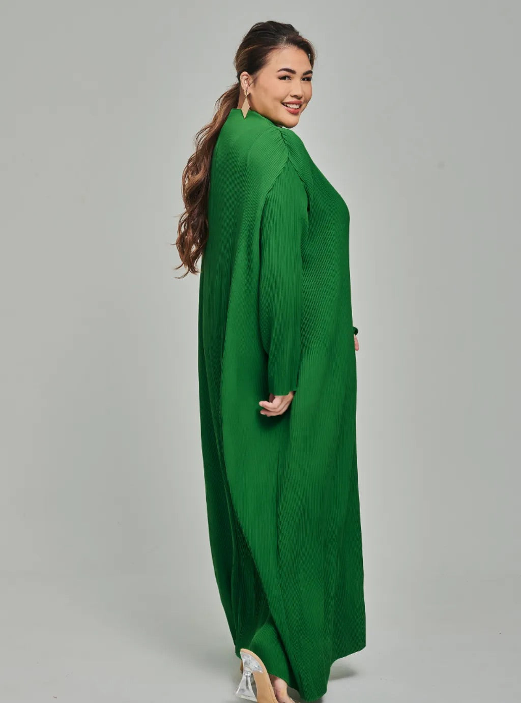 Tun Aimellia Plisket Maxi Dress