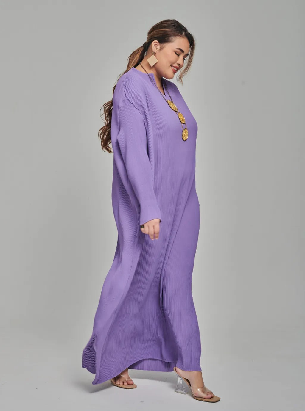 Tun Aimellia Plisket Maxi Dress