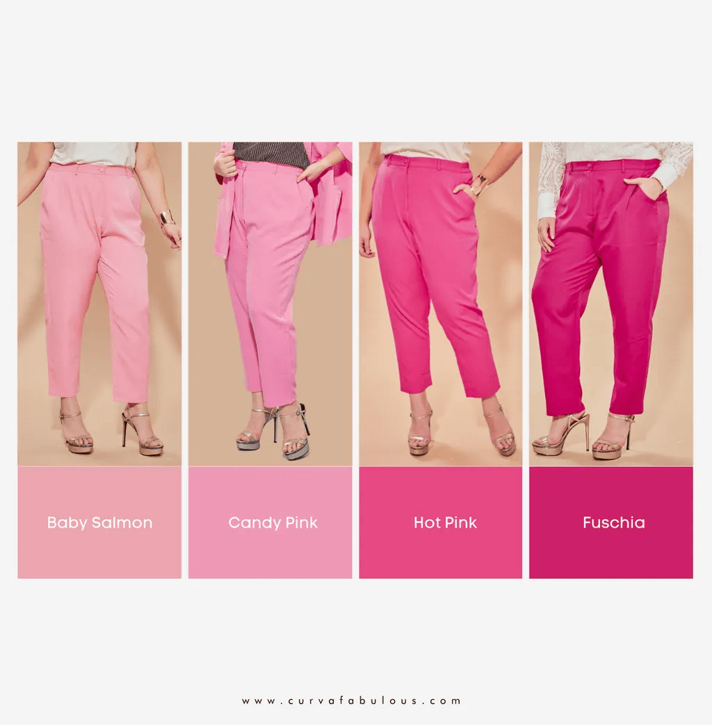Curva Fabulous - Celana Skinny Tuxedo Pants - Nude Pink Series - CURVA FABULOUS INDONESIA -  - Pants