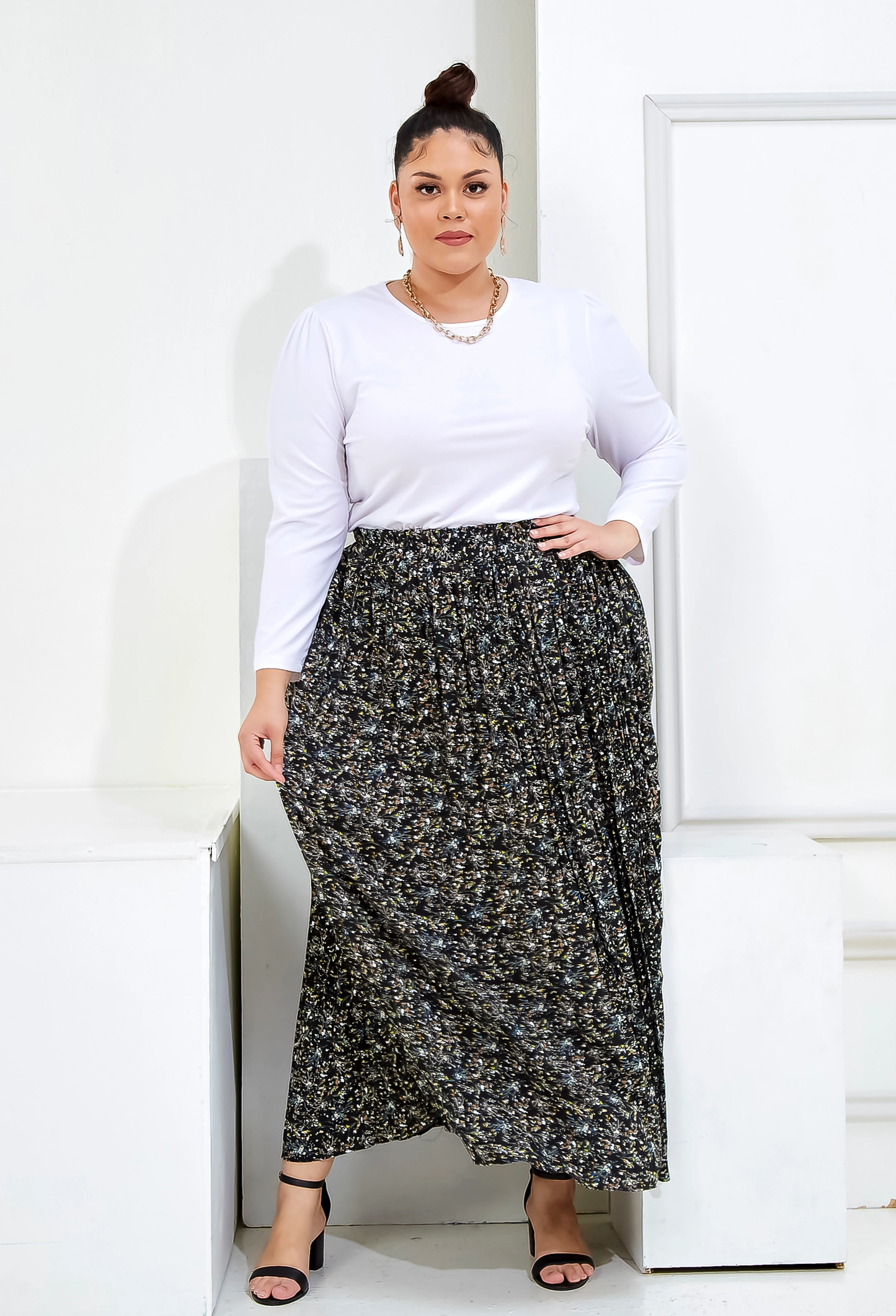 Curva Fabulous - Unni Skirt - Garden Series - CURVA FABULOUS INDONESIA - Long Skirts