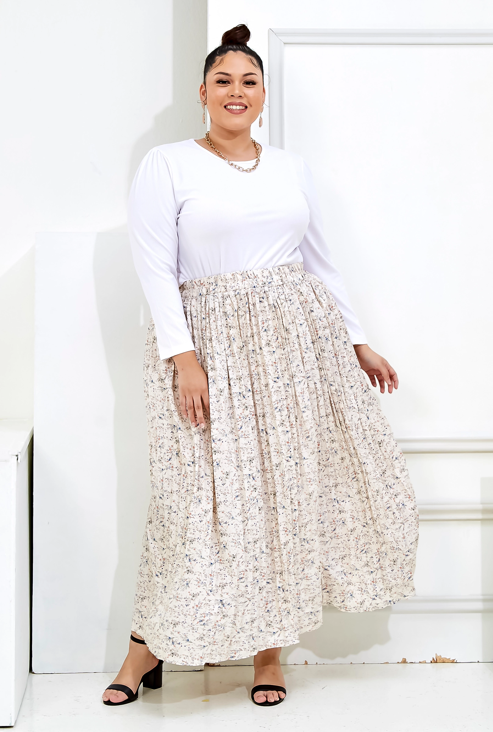 Curva Fabulous - Unni Skirt - Garden Series - CURVA FABULOUS INDONESIA - Long Skirts