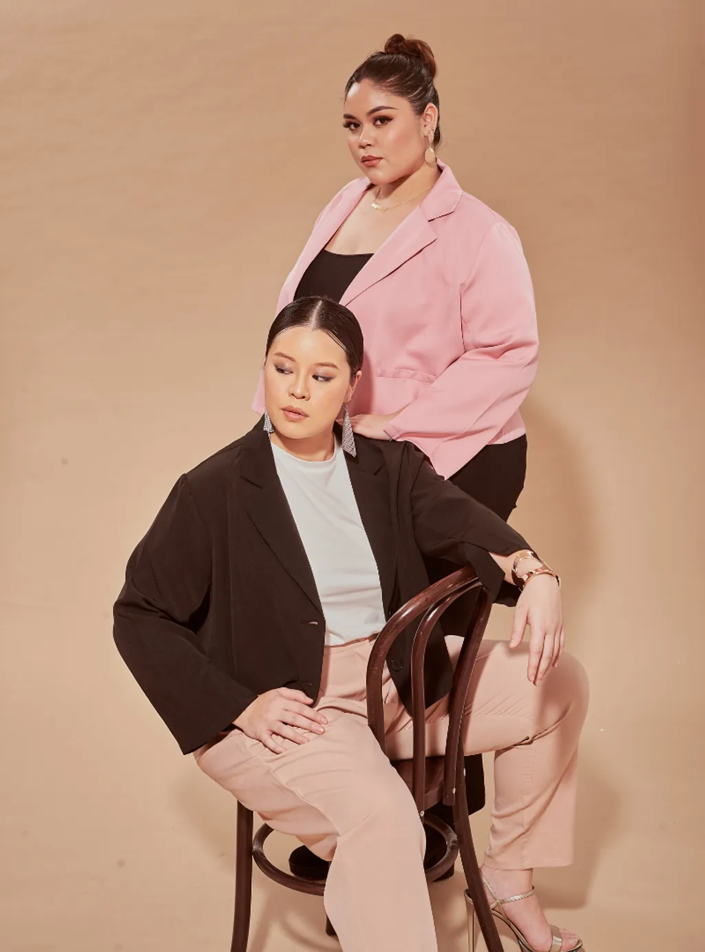 Curva Fabulous - Short Blazer - Nude Series - CURVA FABULOUS INDONESIA - Shirts & Tops