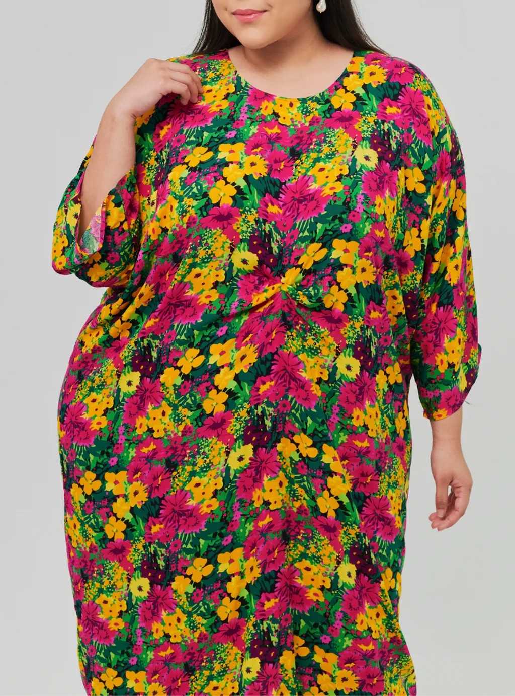 Kaftan Raya Essential Front Knot