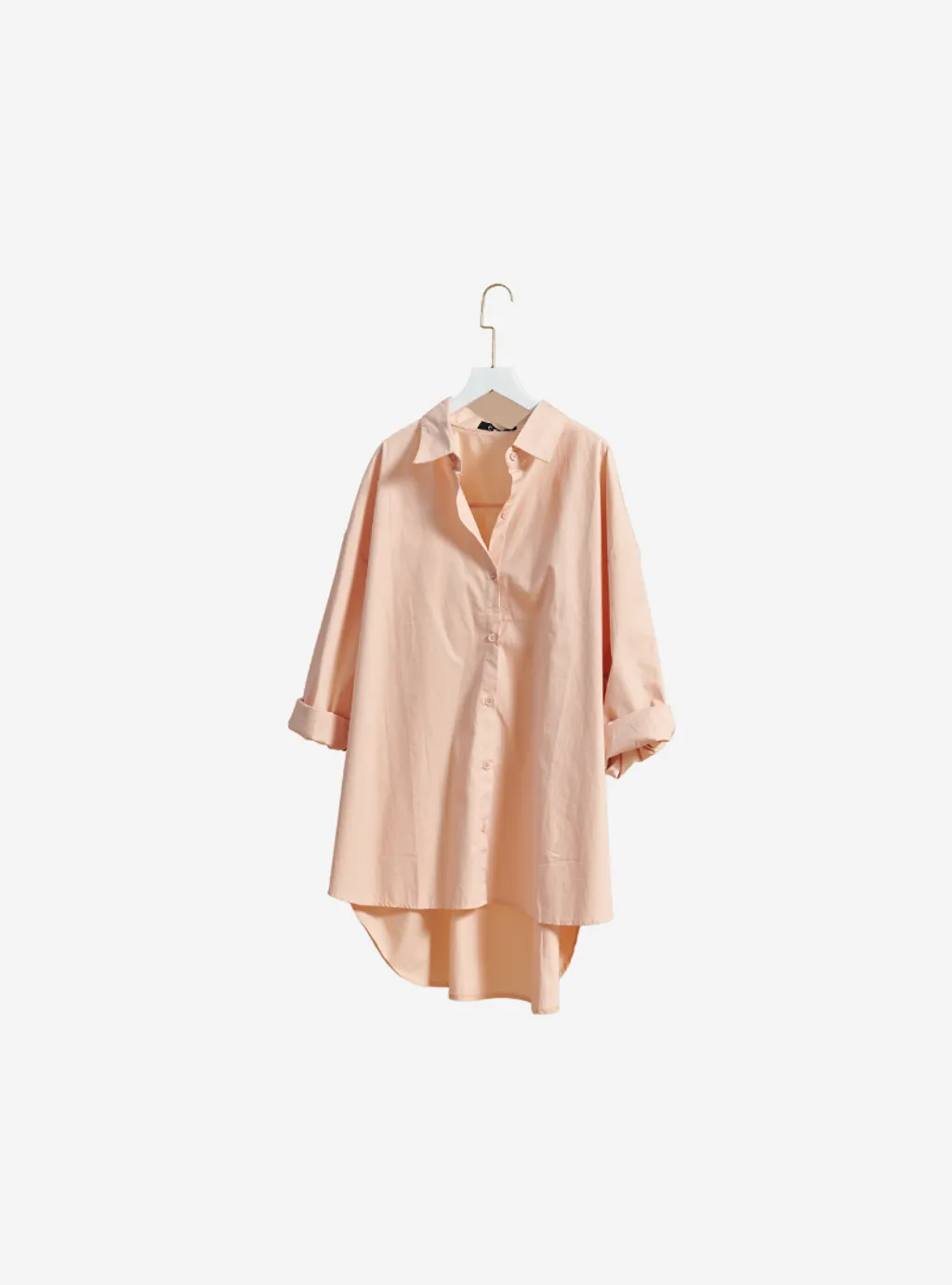 Curva Fabulous - Kemeja Dropped Shoulder Oversize Shirt - Milk Tea Series - CURVA FABULOUS INDONESIA - Shirts & Tops