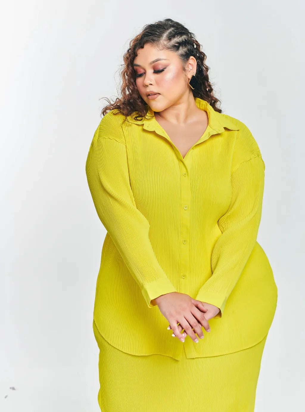 Tun Izzah Pleated Co-ord Set Vibrant