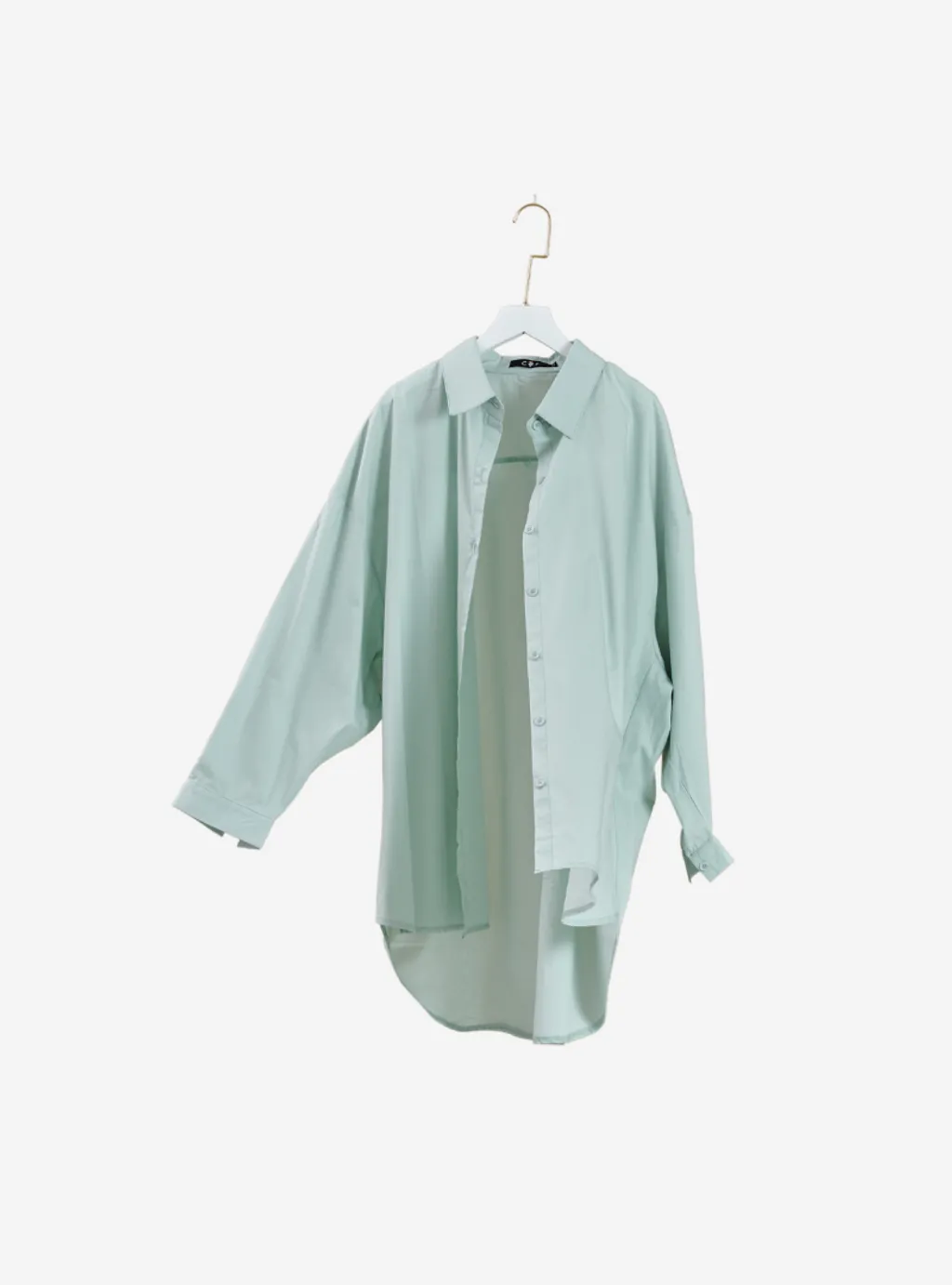 Curva Fabulous - Kemeja Dropped Shoulder Oversize Shirt - New Batch Vibrant  Green Series - CURVA FABULOUS INDONESIA - Shirts & Tops