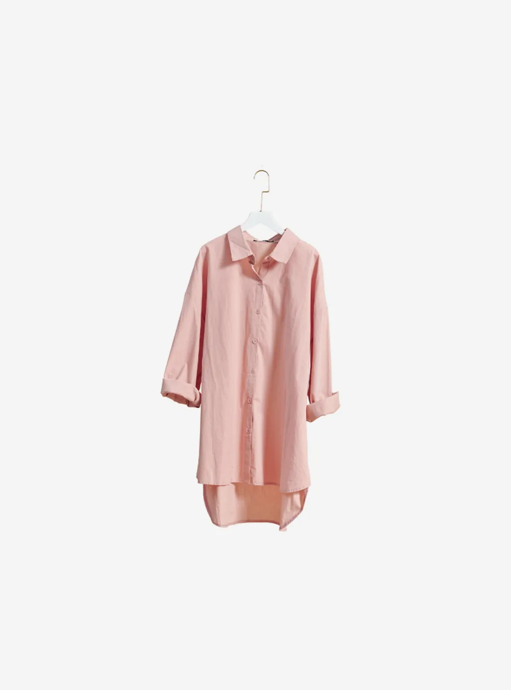 Curva Fabulous - Kemeja Dropped Shoulder Oversize Shirt - Milk Tea Series - CURVA FABULOUS INDONESIA - Shirts & Tops