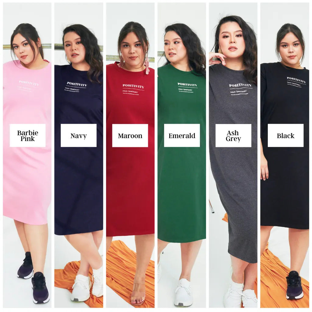 Smooth Cotton T Shirt Dress