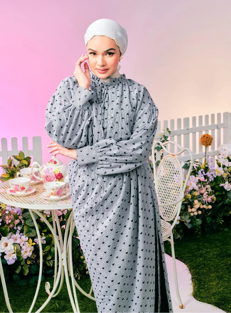 PO TUN ZAMIRA Raya Love Polka Dotted Kurung