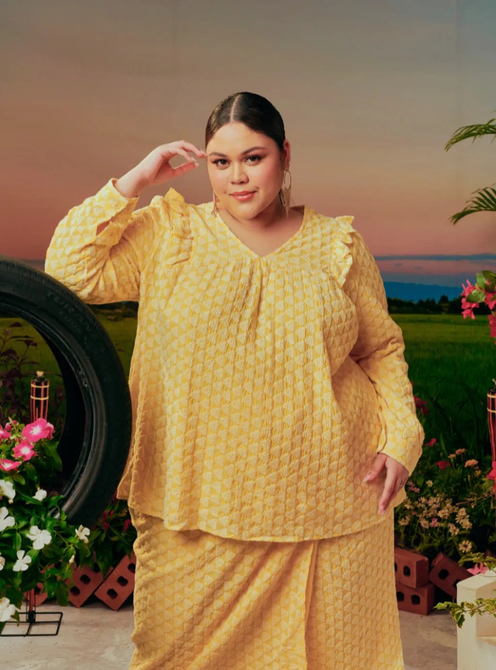 PO TUN NATASHA Raya Kurung Kedah