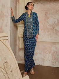 Setelan Seri Cempaka Embroidered Kebaya Kurung