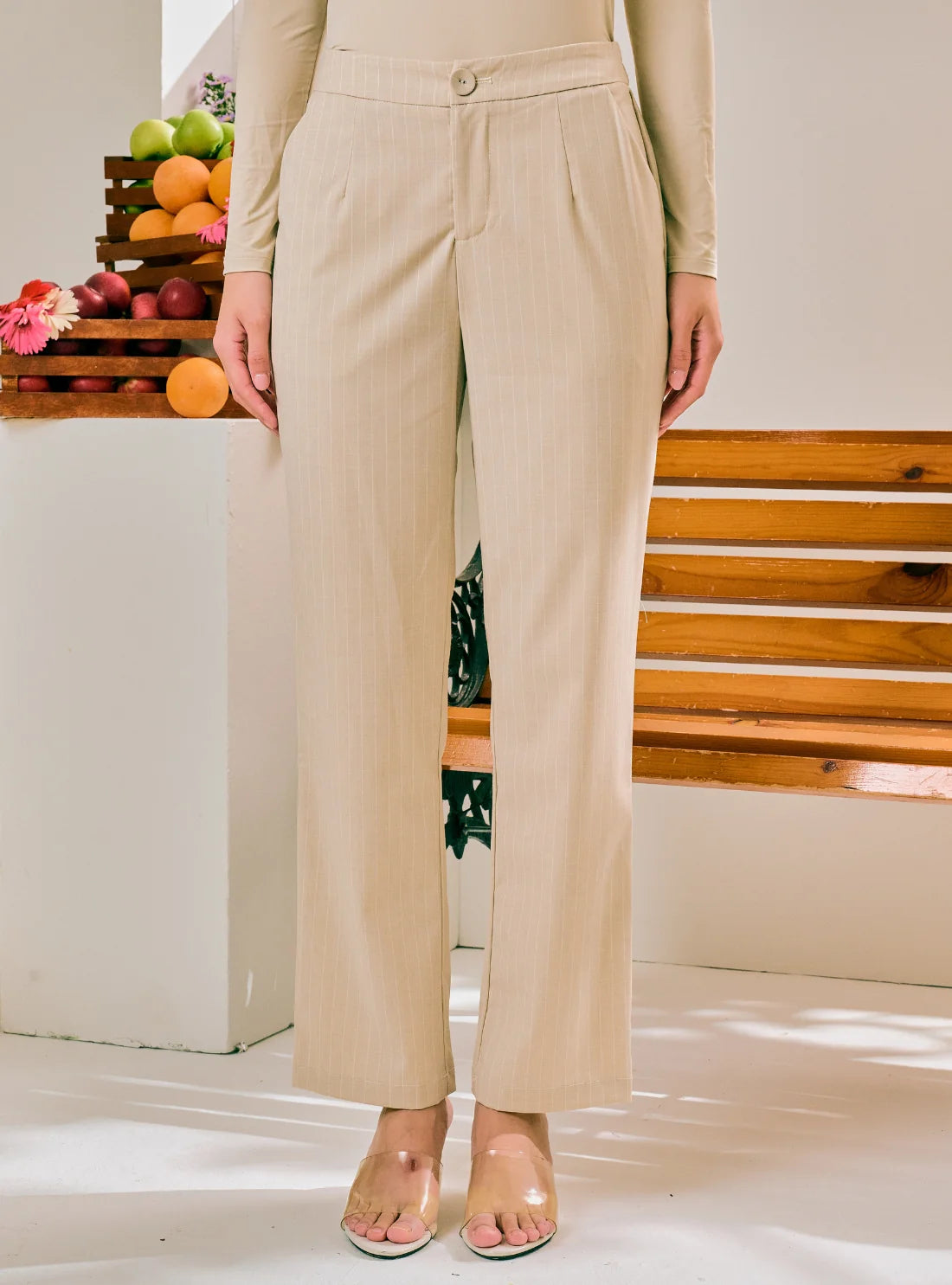 PO Celana Monroe Straight Cut Slacks