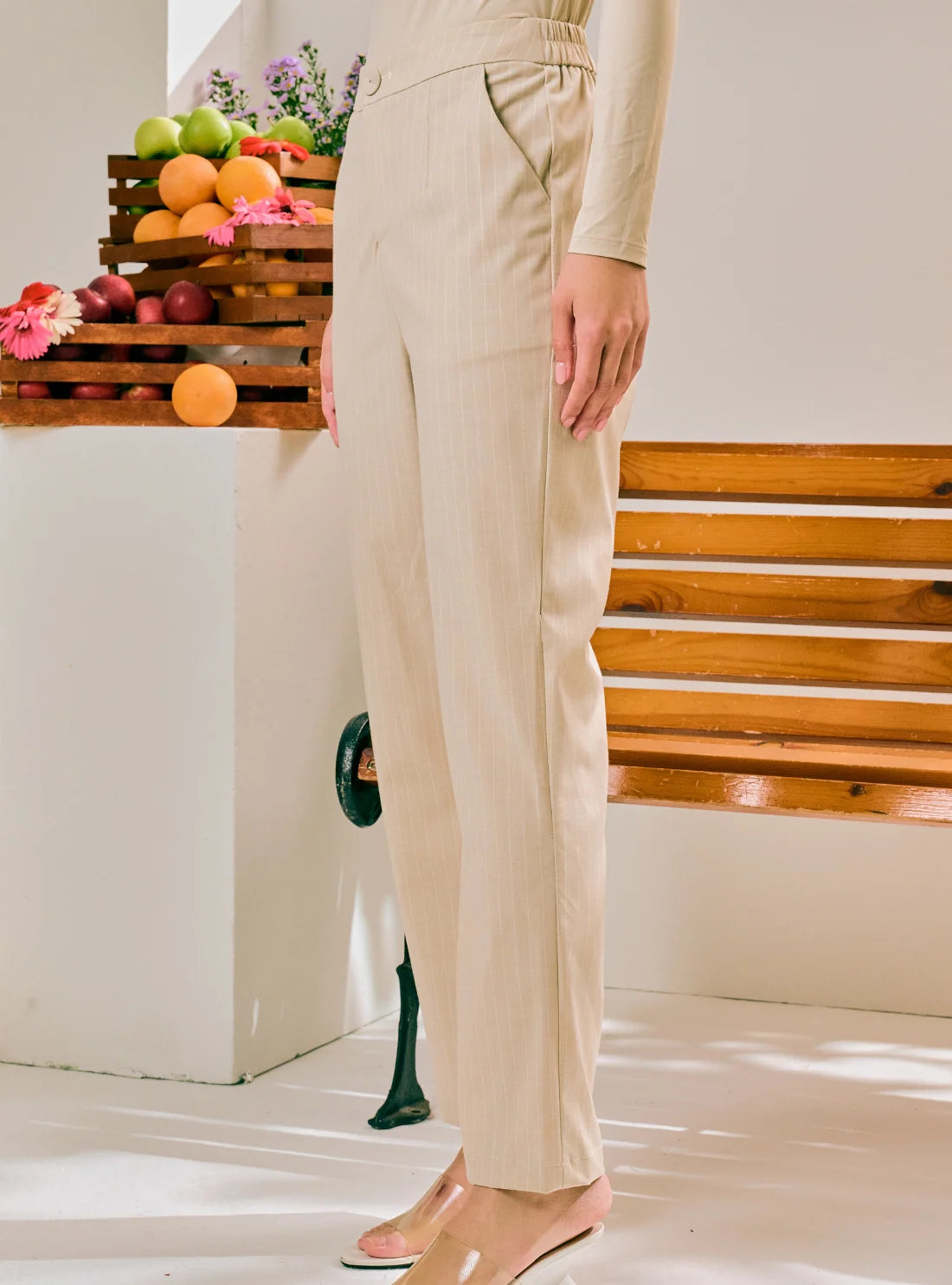 PO Celana Monroe Straight Cut Slacks