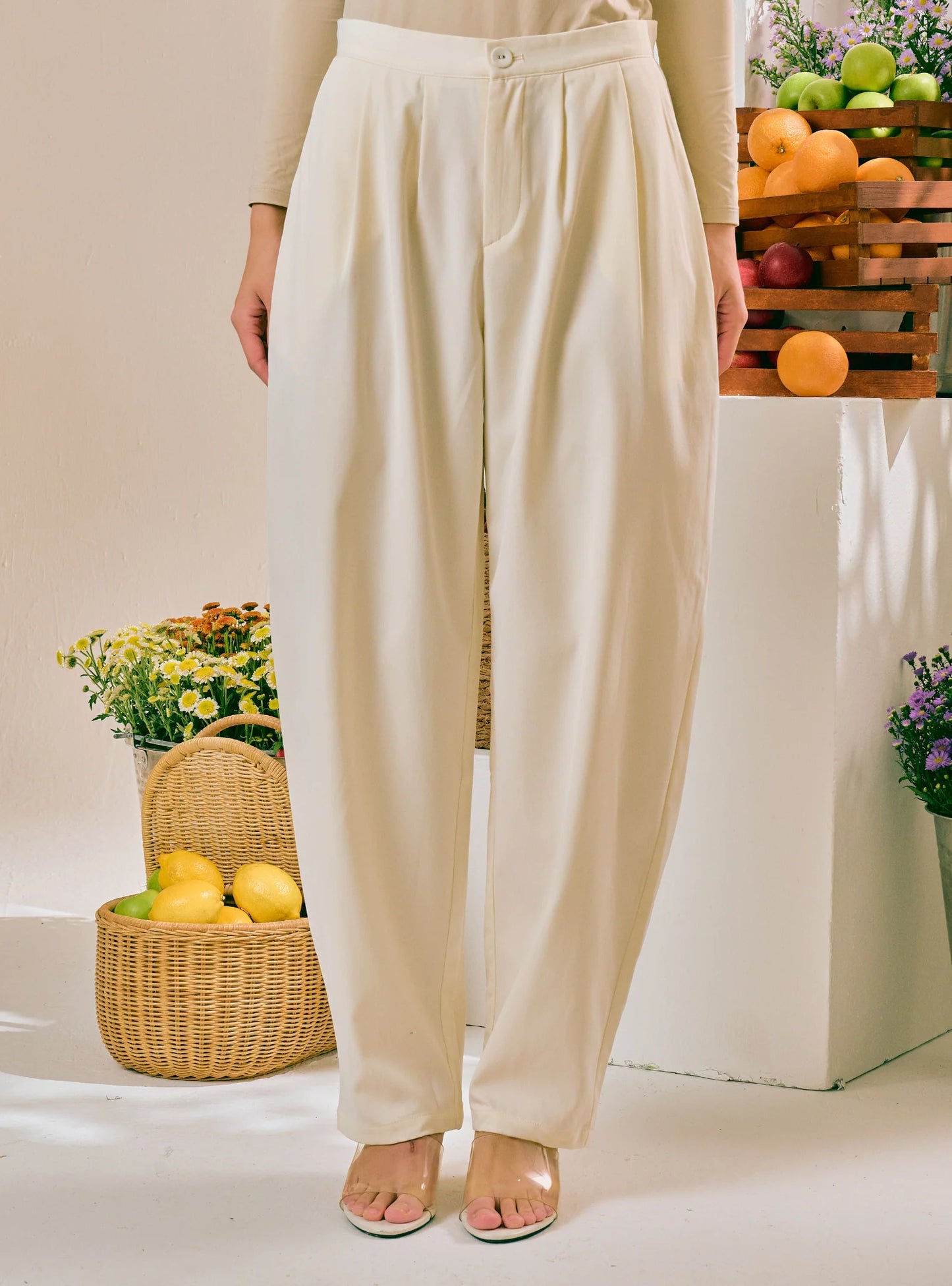 PO Celana Opal Relaxed Barrel HighWaist
