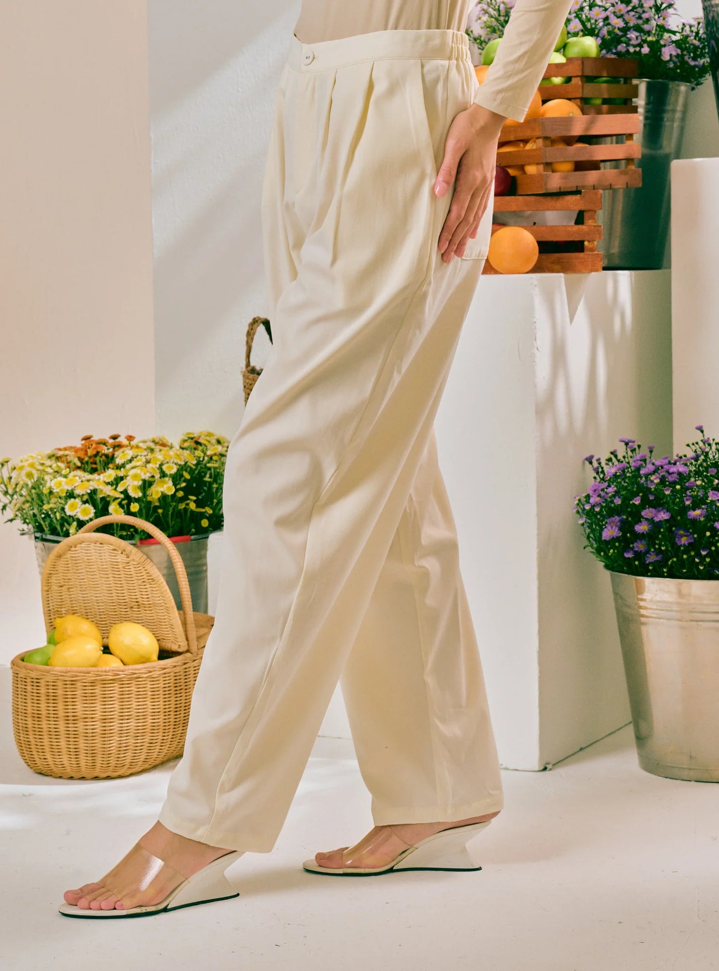 PO Celana Opal Relaxed Barrel HighWaist