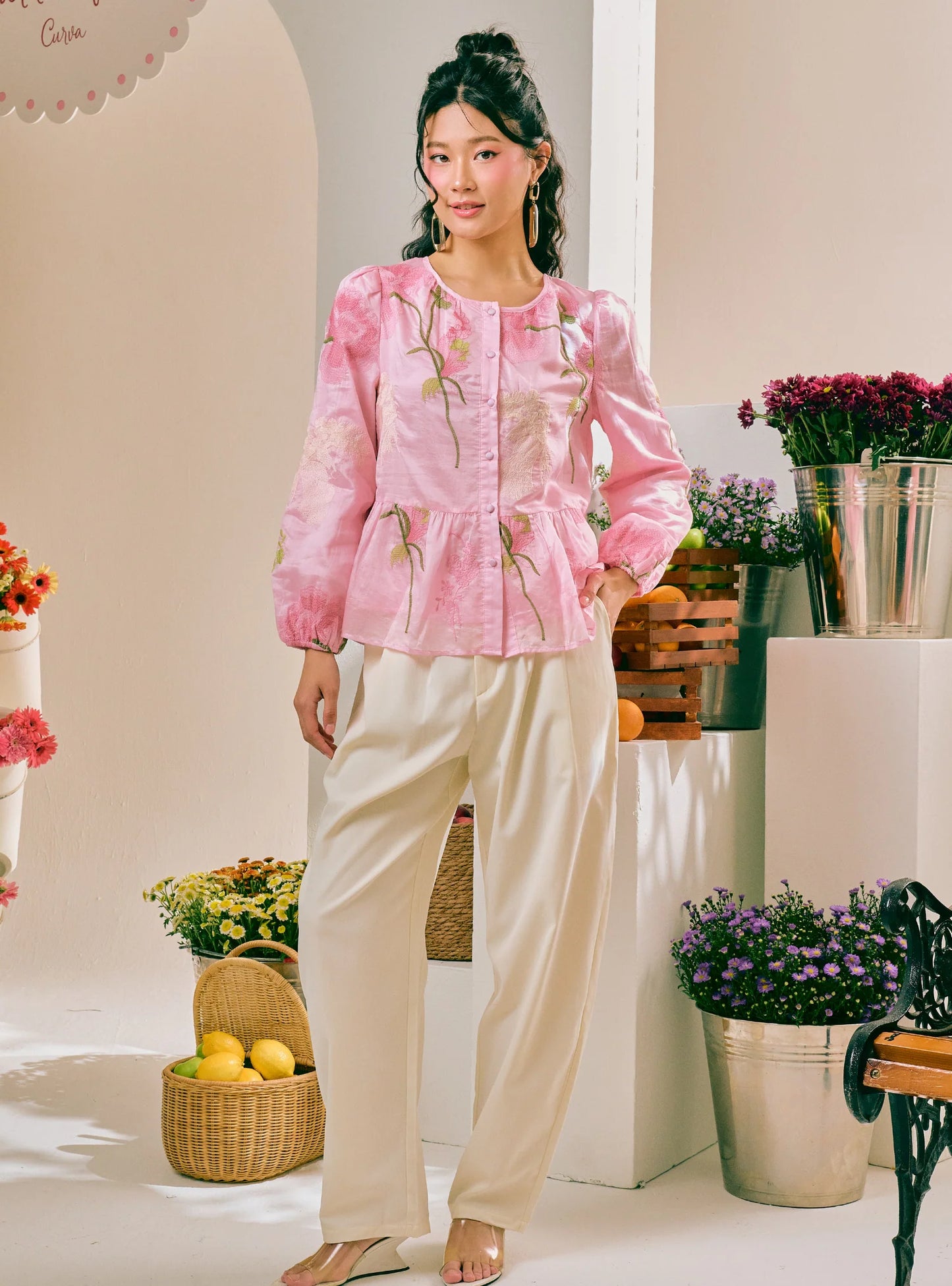PO Celana Opal Relaxed Barrel HighWaist
