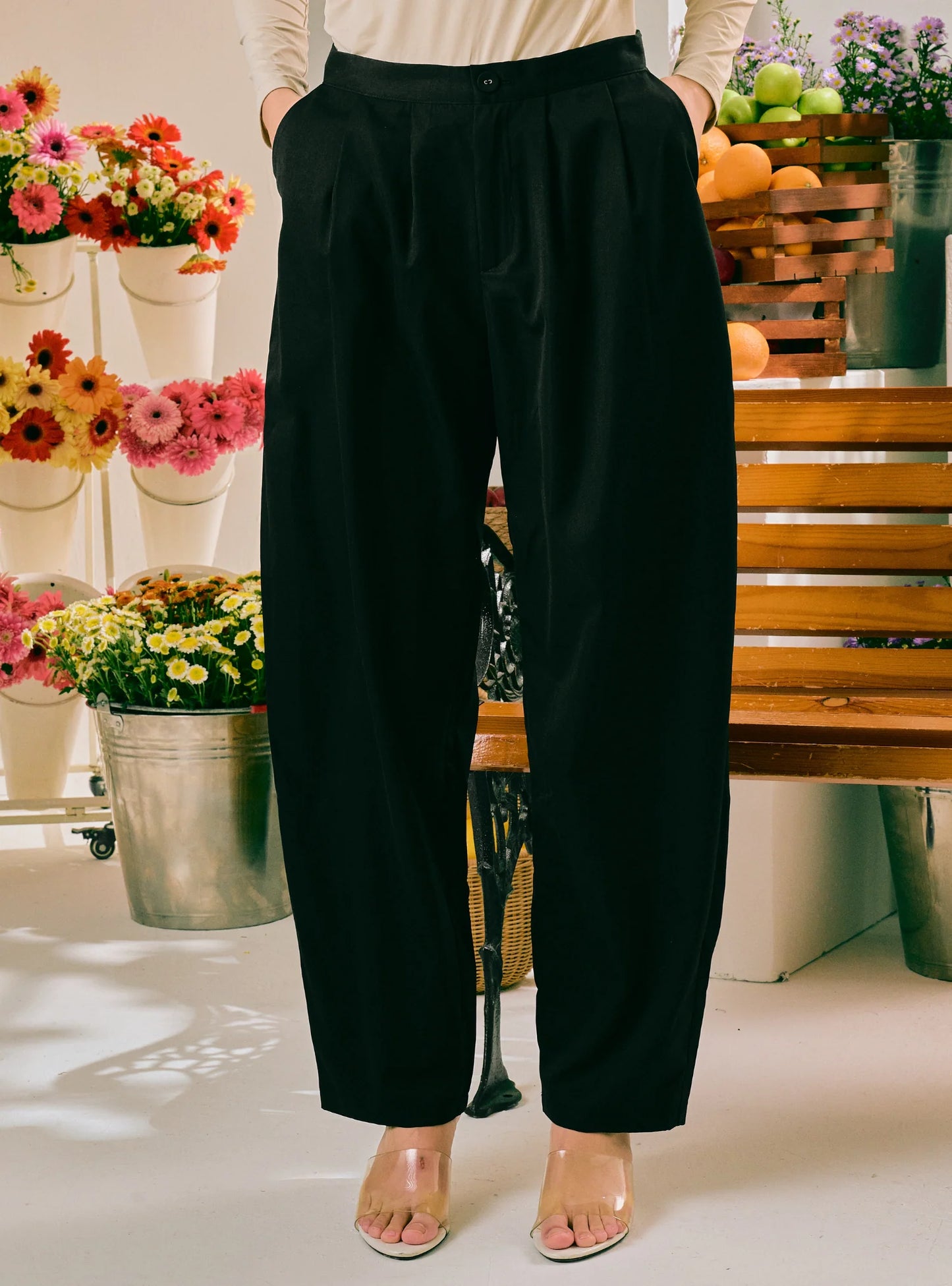 PO Celana Opal Relaxed Barrel HighWaist