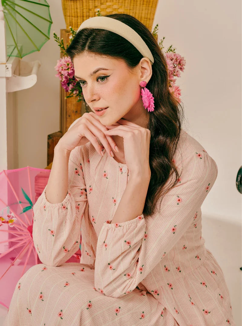 PO Kara Embroidered Linen Top