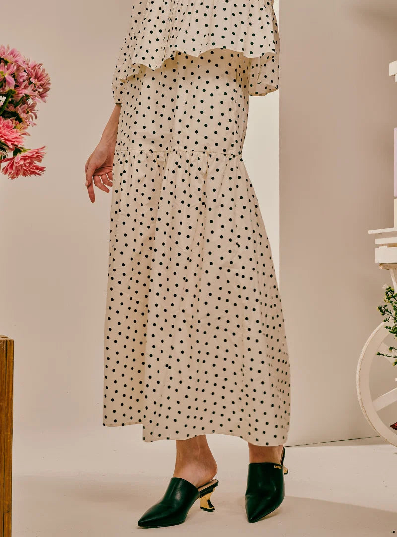 PO Blair A-Line Tiered Skirt