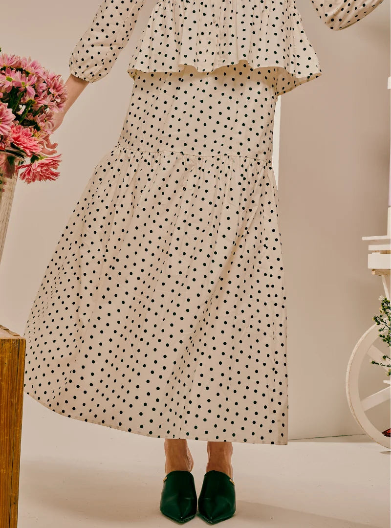 PO Blair A-Line Tiered Skirt