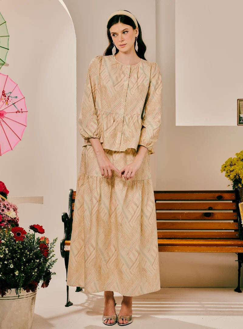 PO Bambi Button-Front Top