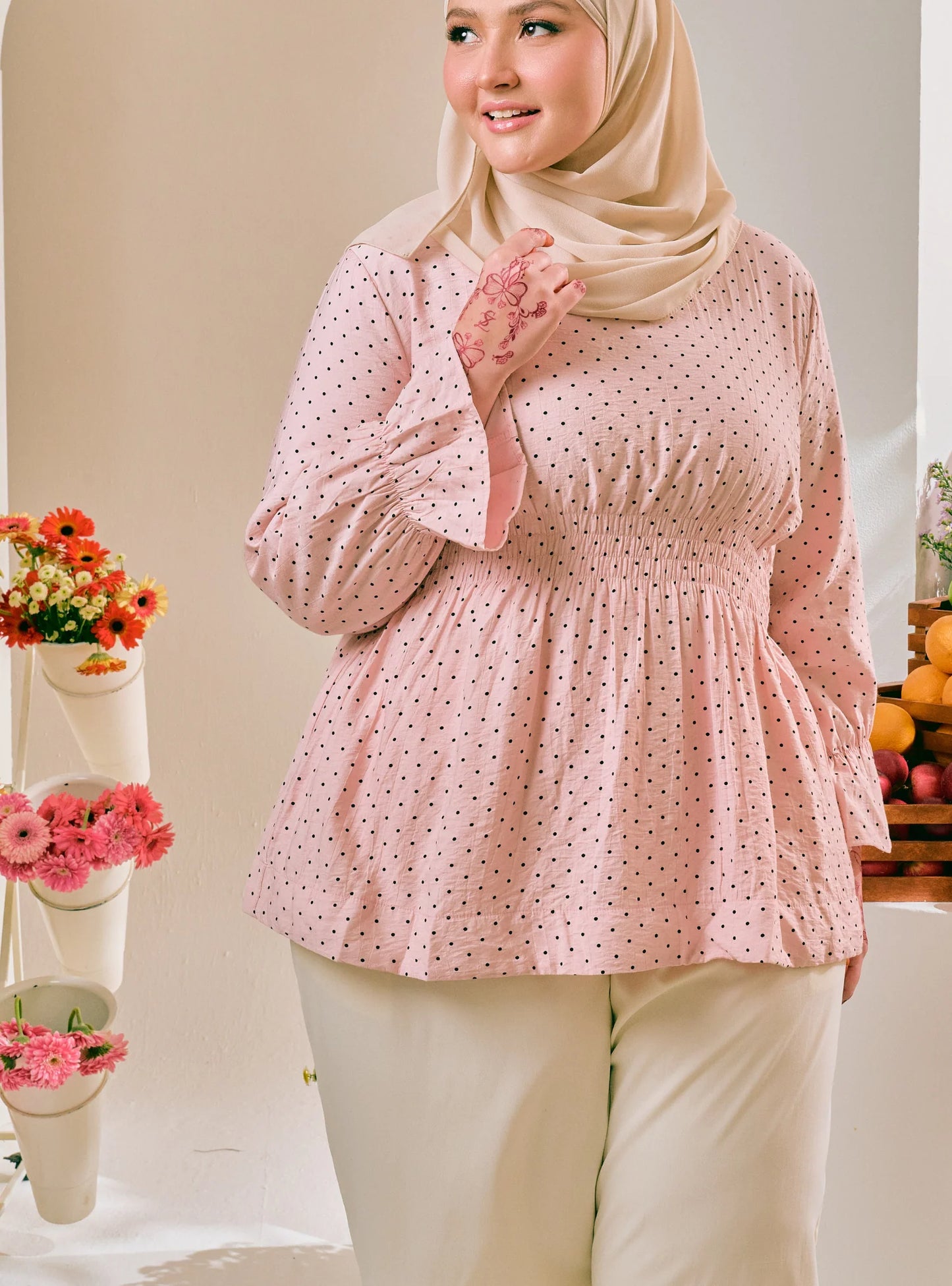 PO Darcy Peplum Top